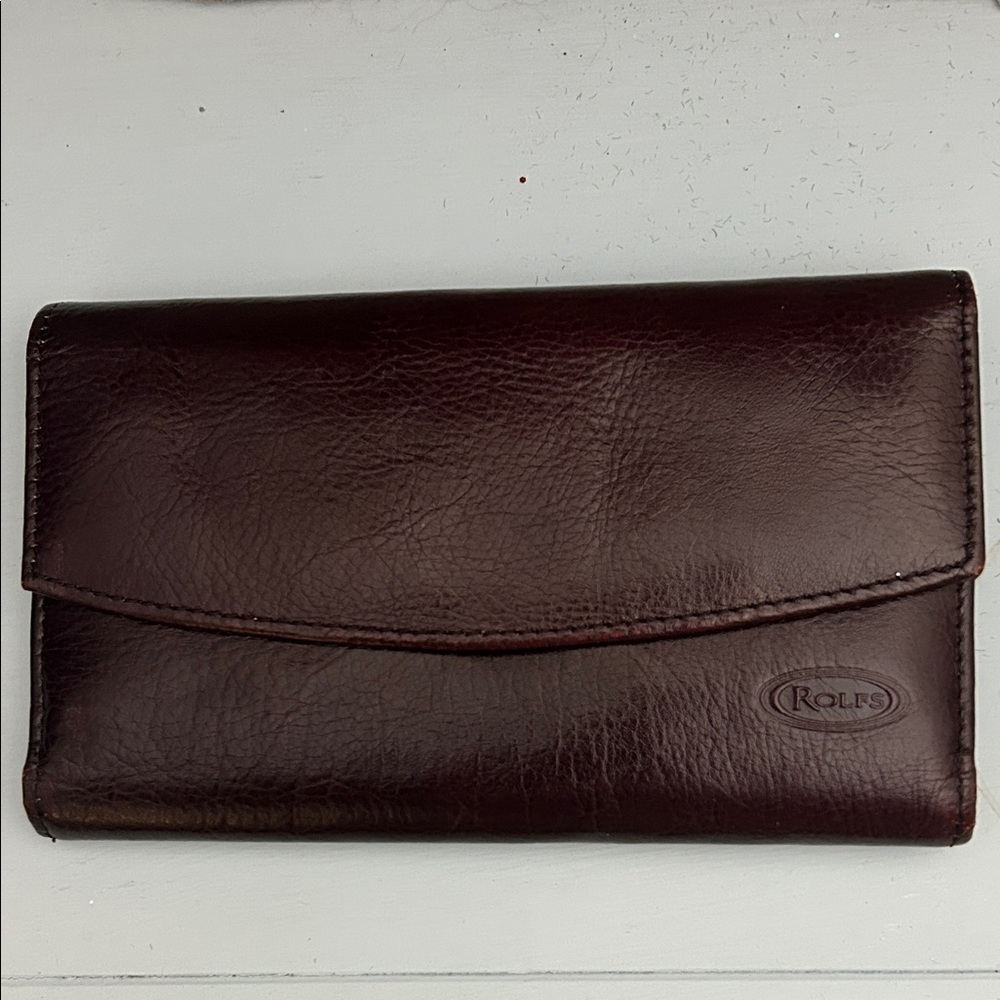 Rolfs Rich Brown/maroon  Leather wallet